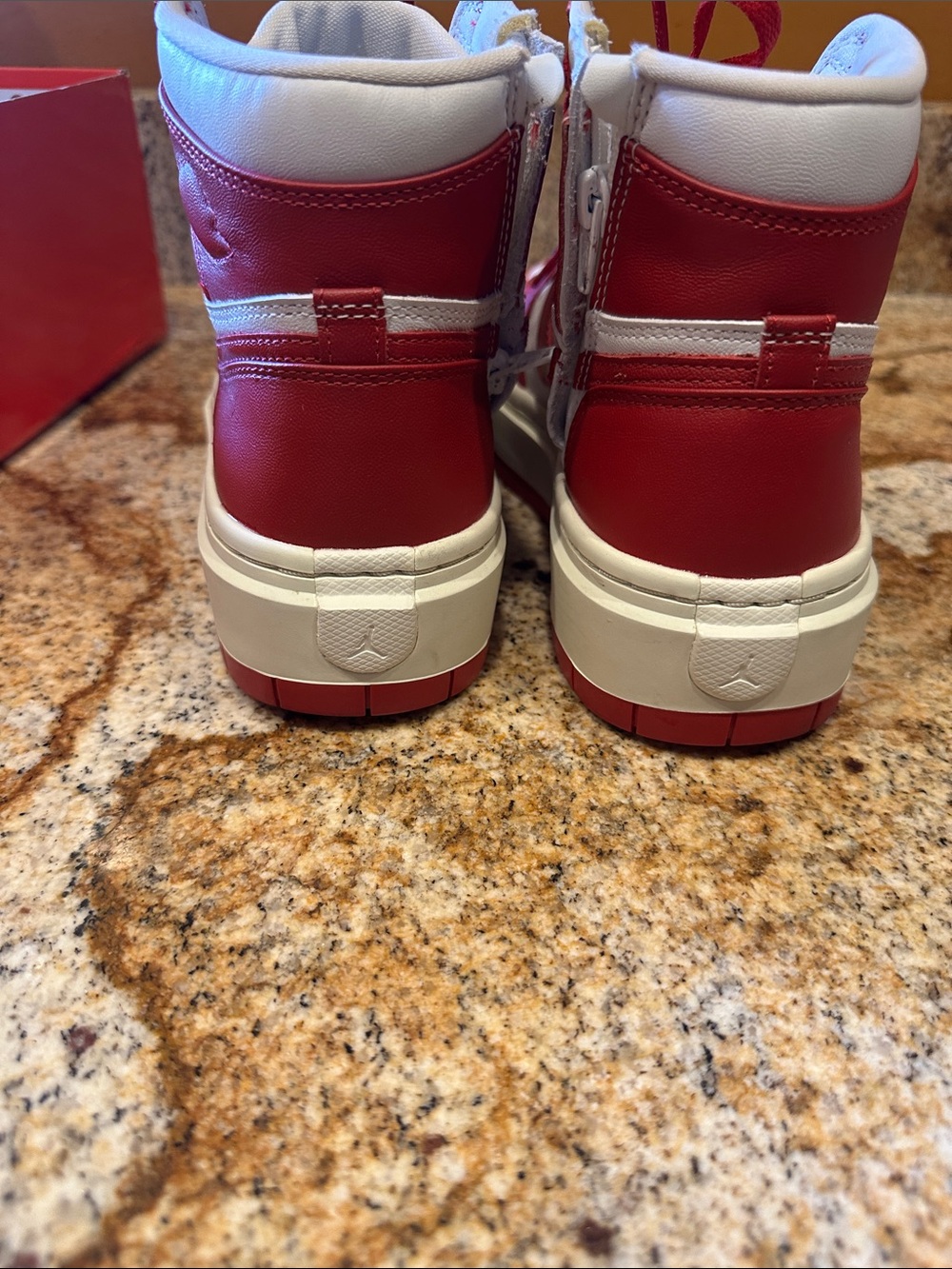 Jordan Air Jordan 1 Elevate High Varsity Red Sneakers Like New - Picture 6 of 7
